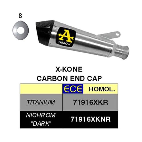 Arrow slip exhaust for - arrow,