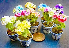 Dolls House Hydrangeas In A