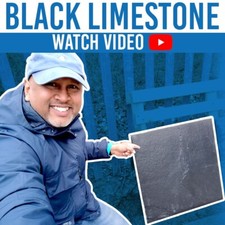 Black Limestone Paving Patio Slabs | 600 x 600 | 14.90m2 | AS LOW AS £30.00m2