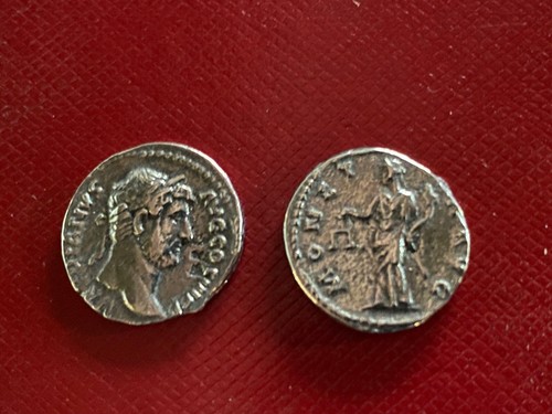 Roman hadrian denarius - hadrian,