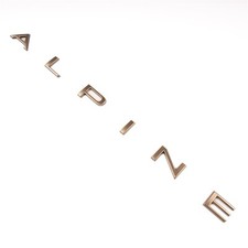 Renault Genuine Rear Bumper Fascia Emblem Badge Decal Monogram Alpine A110