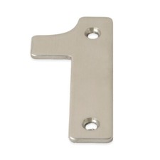 Large Stainless Steel Door Numbers 75mm 3"  150mm 6" Modern House Metal Numerals