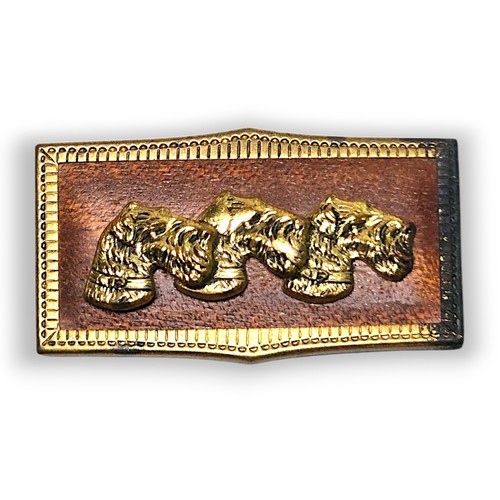 Vintage terrier dog brooch - brooch, pin
