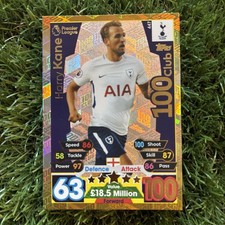 100 CLUB Harry Kane Match Attax 2017-2018 Premier League 17/18 Spurs Topps # 447
