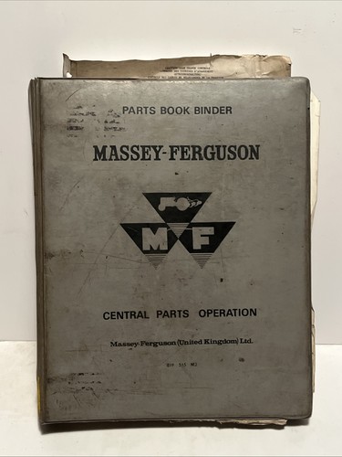 Massey ferguson parts list - massey,