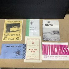 VINTAGE AUTOCROSS PARAPHERNALIA - BLUEBELL BRITVIC BRANDS HATCH STARDUST NUCLEUS