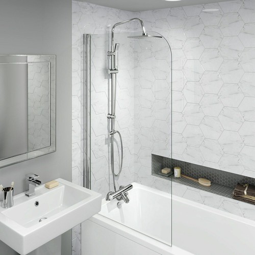 Thermostatic bath shower mixer - bath,