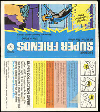 Letraset - 'Super Friends' (1967) - Batman & Supergirl - Bank Raid