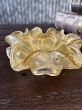  VINTAGE MURANO GLASS ASHTRAY