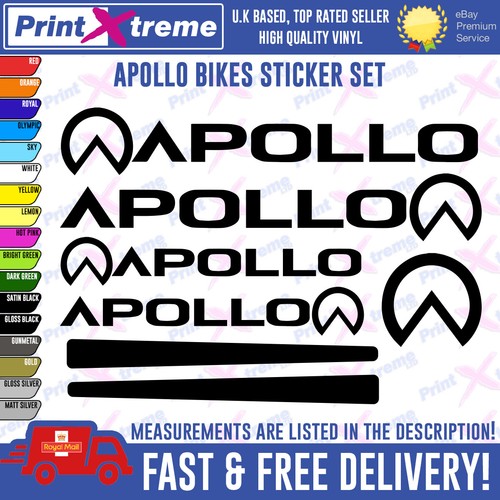 Apollo bikes vinyl decals - apollo,