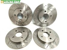 BRAKE DISCS FRONT and REAR COMPATIBLE WITH NISSAN SUNNY PULSAR GTiR TURBO