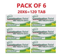 Galpharm Constipation Relief Tablets 5mg – EntroLax – 120 Tablets (20 x 6 PACK)