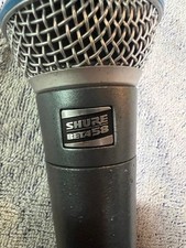Shure Beta 58 Dynamic Microphone First Generation Used Good Sound Quality