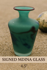 Vintage Mdina Glass Vase