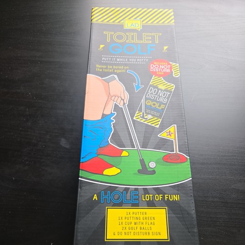 Toilet golf game - golf, set