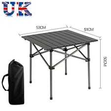 Folding Camping Tables With Carry Bag Portable Picnic Garden BBQ Beach Fishing