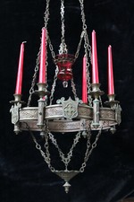 Antique French bronze Church