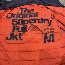 Superdry Mens Navy Puffer