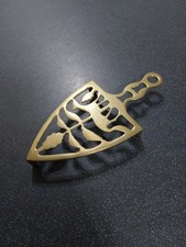 A decorative vintage brass