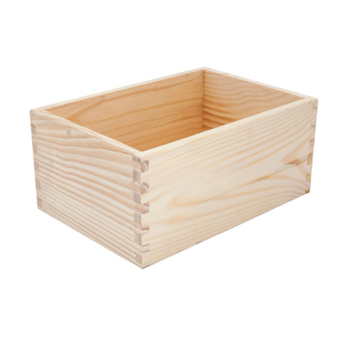 Wooden storage box beech - wooden,