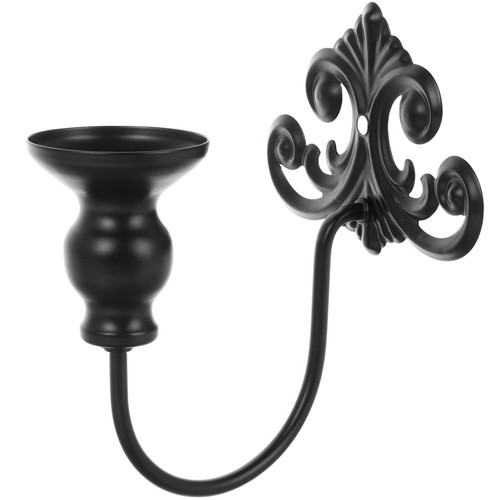 Wrought iron wall - wrought, candle