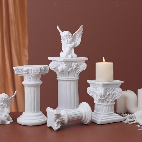 Roman pillar statue resin - roman,