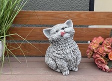 Stone figure cat Wilma, frost-proof, cat cats garden figure 4.6 kg