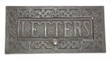 Old Antique cast iron letter