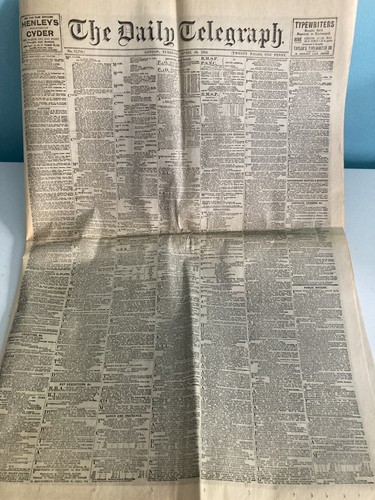 The daily telegraph titanic - telegraph,