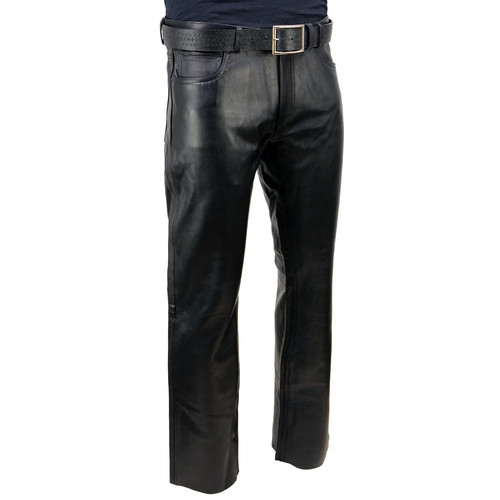 Men leather pants - men,