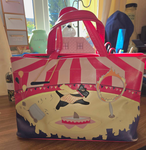 Radley pink leather through - radley,