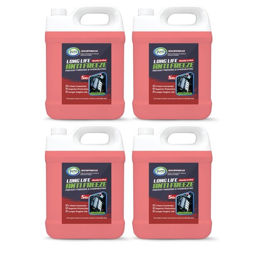 Red antifreeze coolant - red, 5