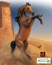 Arabian Arab Bay Stallion Rearing Horse Toy Model Figure by CollectA 88993 New