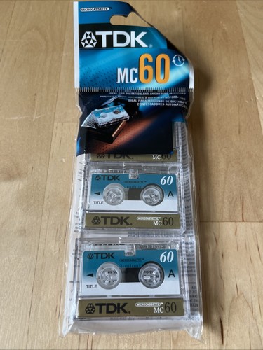 Tdk mc60 3pk micro - tdk, cassette