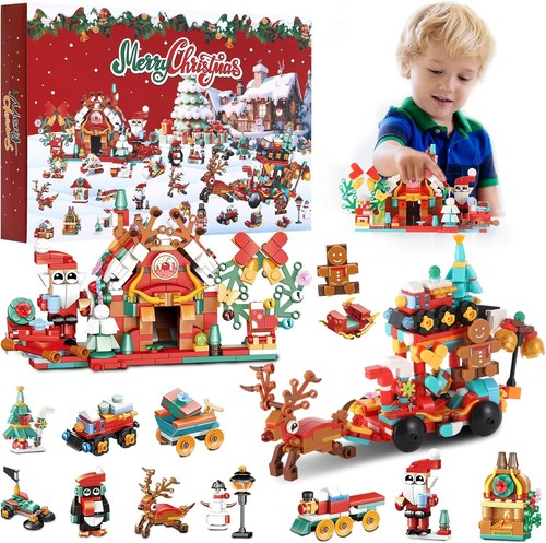 Xmas advent calendar building - xmas,