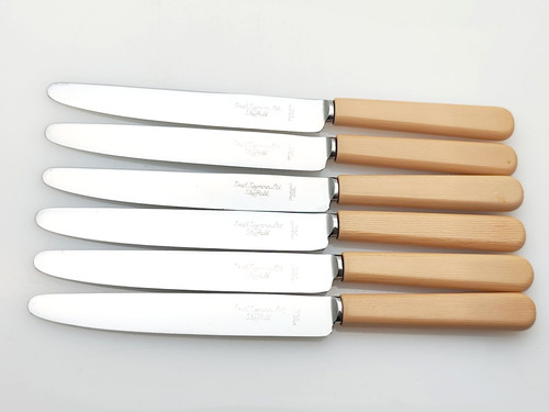Steel dessert knives faux - dessert,