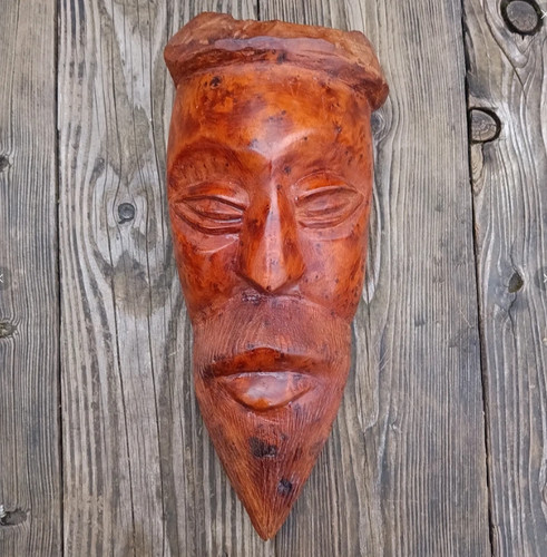 Solid wood hand carved large - solid,