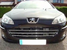 RADIATOR GRILL CHROME TRIM COMPATIBLE WITH PEUGEOT 407 & PEUGEOT 407 SW...