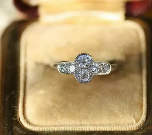 Art deco style marquise cut - deco,