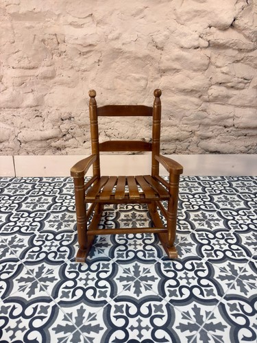 Wooden child rocking - rocking, chair