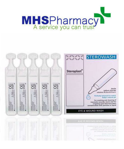 20ml sterile saline eyewash - sterile,