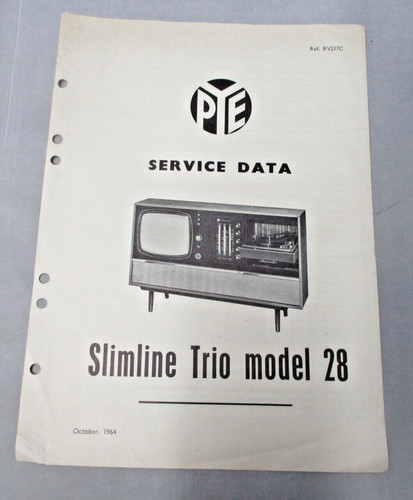Vintage pye service data - vintage,