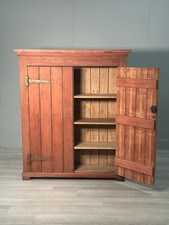 Large Victorian Pine Larder