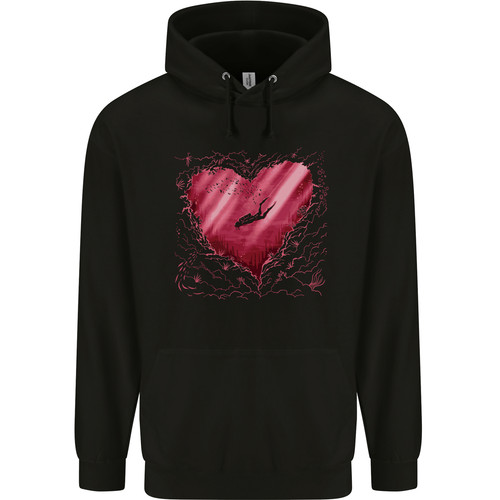Scuba diving heart - heart, diver
