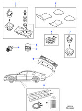 Jaguar Genuine Floor Mats Full