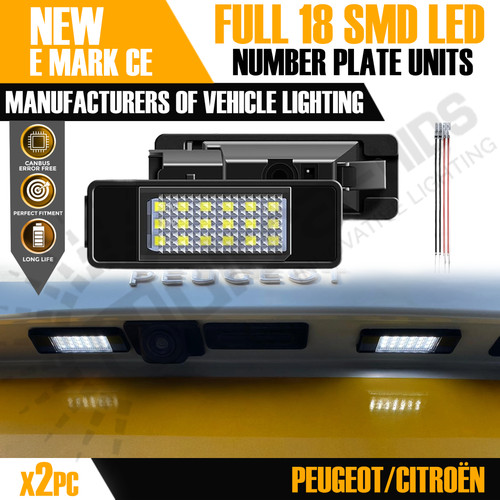 For peugeot led license - for,