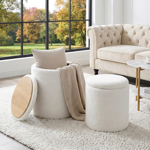 Set round boucle storage - of, 2