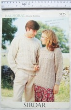 Vintage: Sirdar 5125 sweater & tunic, DK, 71-117 cm, 28-46 inch