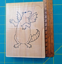 Dragon Norris Rubber Stamp