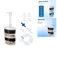 Quiet & Efficient Corner Sponge Filter - Perfect for Hatcheries & Nano Tanks